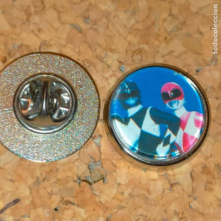 Pins de colecci&oacute;n: pin redondo metal - serie de television los dibujos animados the Power Rangers
