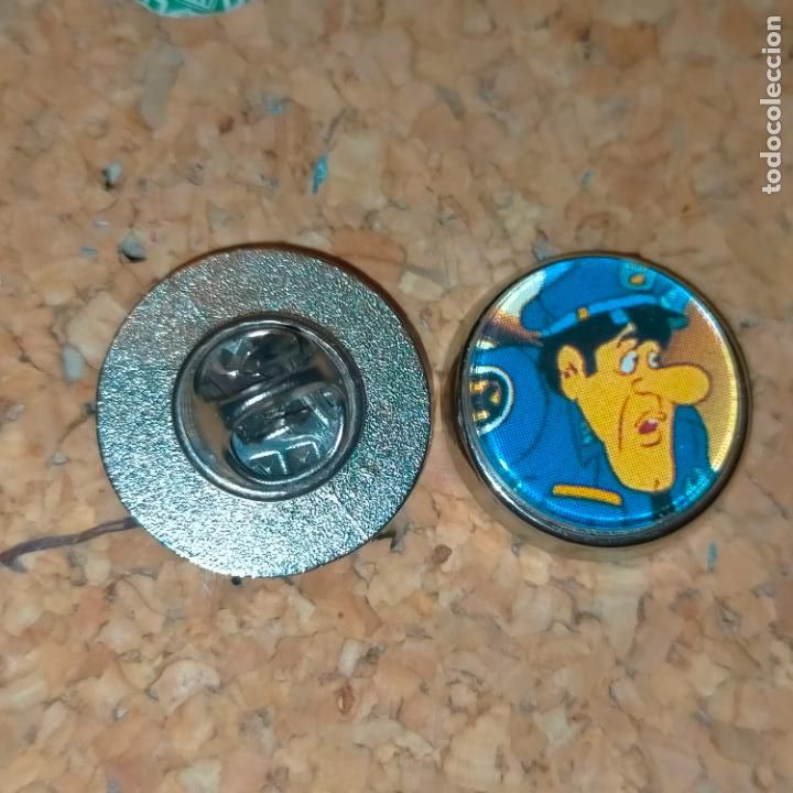 Pins de colecci&oacute;n: pin redondo metal - serie de television pelicula cine dibujos animados la loca academia de policia