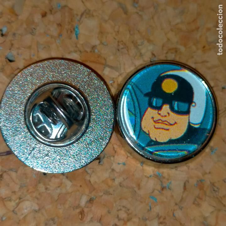 Collection pins: pin redondo metal - serie de television pelicula cine dibujos animados la loca academia de policia