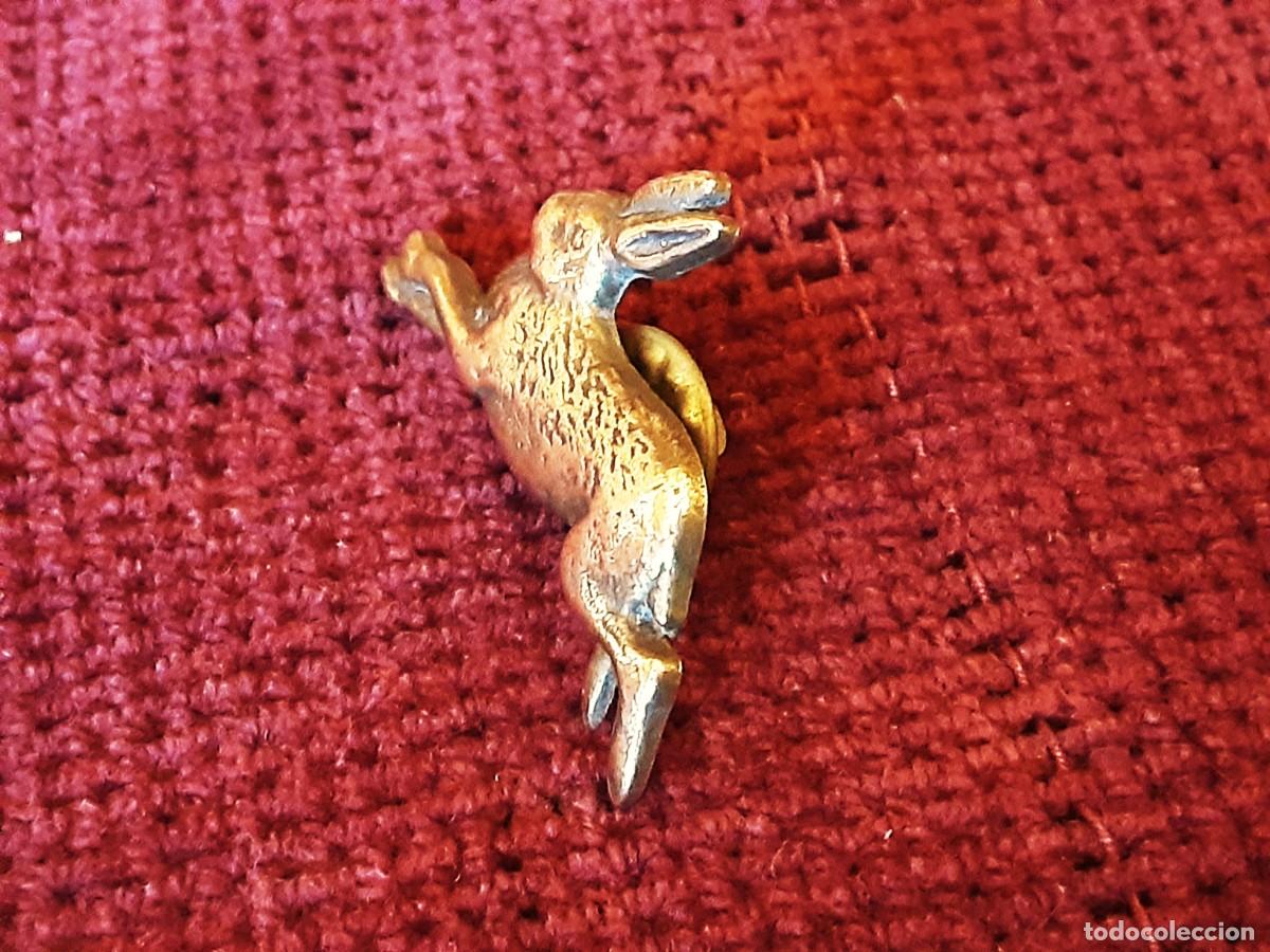 Pins de colecci&oacute;n: PIN CAZA LIEBRE DE BRONCE - Foto 6