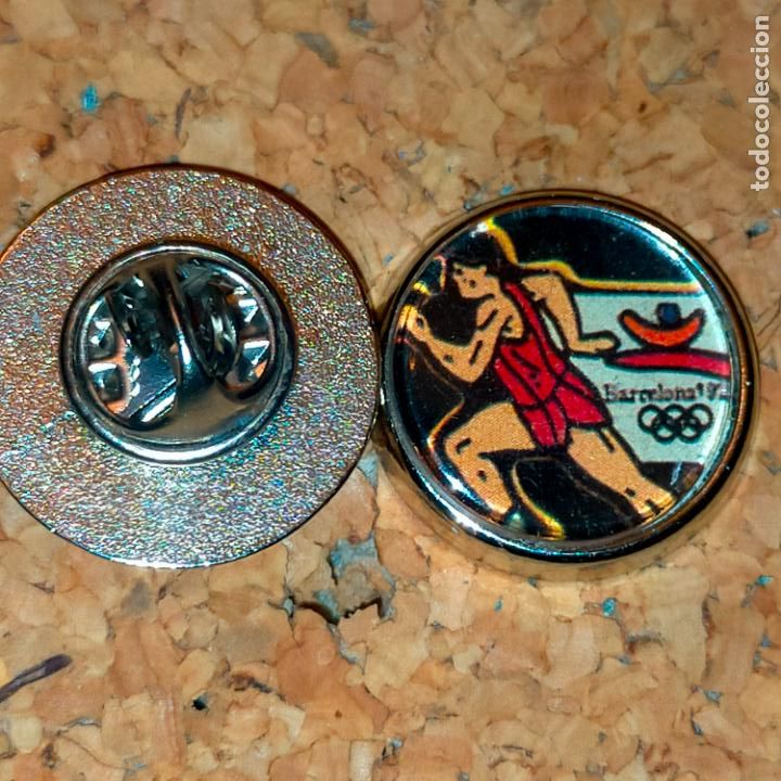 Pin's de collection: pin redondo metal - juegos olimpicos barcelona 92 deportes olimpiadas