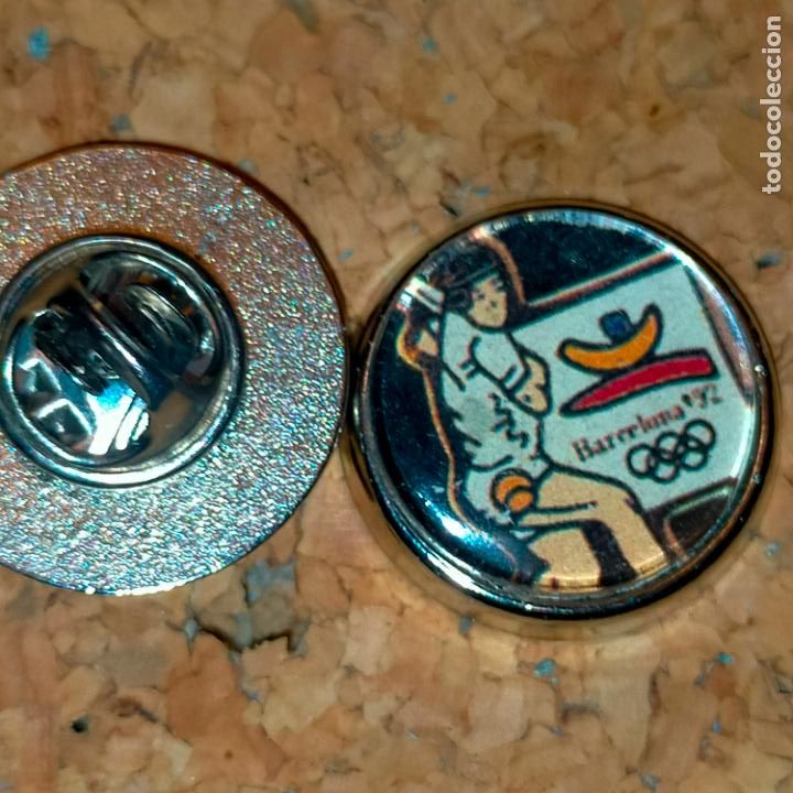 Pin's de collection: pin redondo metal - juegos olimpicos barcelona 92 deportes olimpiadas