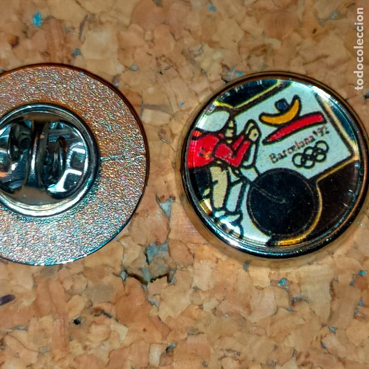 Pins de colecci&oacute;n: pin redondo metal - juegos olimpicos barcelona 92 deportes olimpiadas