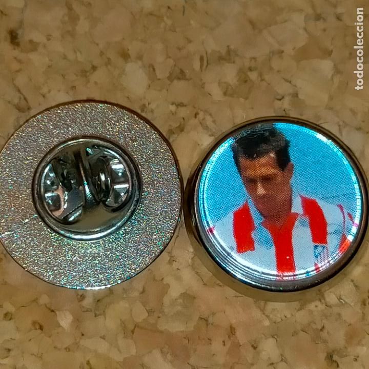 Pins de colecci&oacute;n: PIN REDONDO METAL - FUTBOL CLUB JUGADOR EQUIPO - liga - atletico de madrid