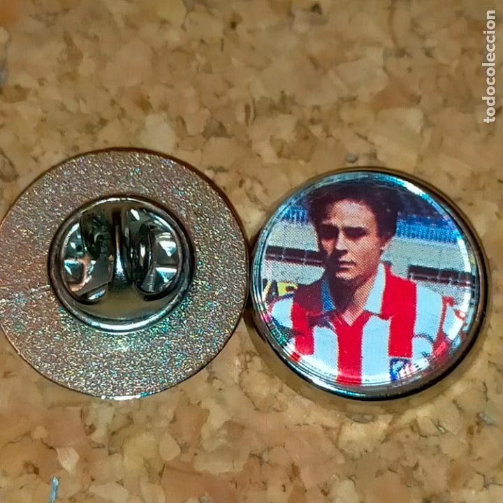 Pins de colecci&oacute;n: PIN REDONDO METAL - FUTBOL CLUB JUGADOR EQUIPO - liga - atletico de madrid