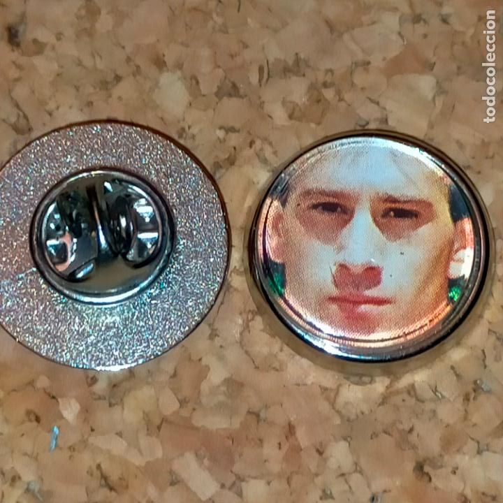 Collection pins: PIN REDONDO METAL - FUTBOL CLUB JUGADOR EQUIPO - liga - atletico de madrid