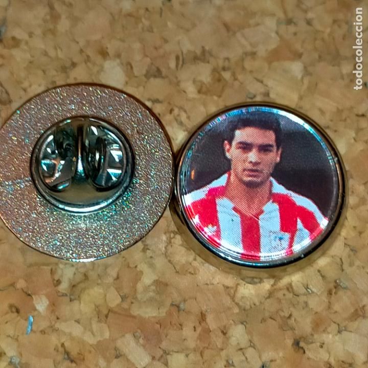 Pins de colecci&oacute;n: PIN REDONDO METAL - FUTBOL CLUB JUGADOR EQUIPO - liga - atletico de madrid