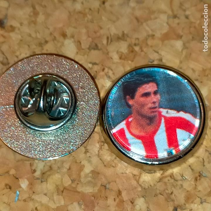 Pins de colecci&oacute;n: PIN REDONDO METAL - FUTBOL CLUB JUGADOR EQUIPO - liga - atletico de madrid