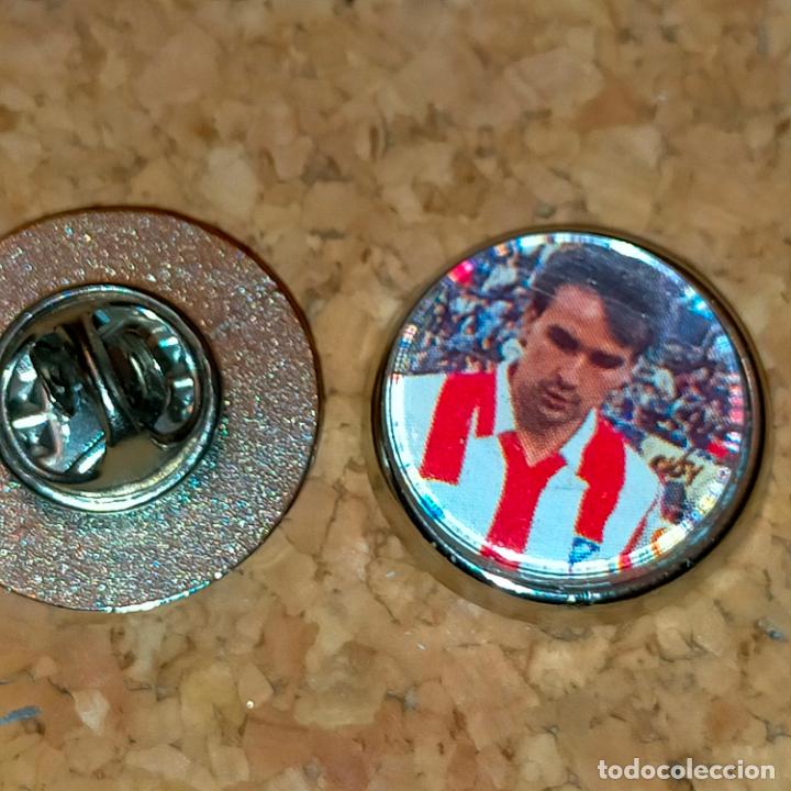 Collection pins: PIN REDONDO METAL - FUTBOL CLUB JUGADOR EQUIPO - liga - atletico de madrid