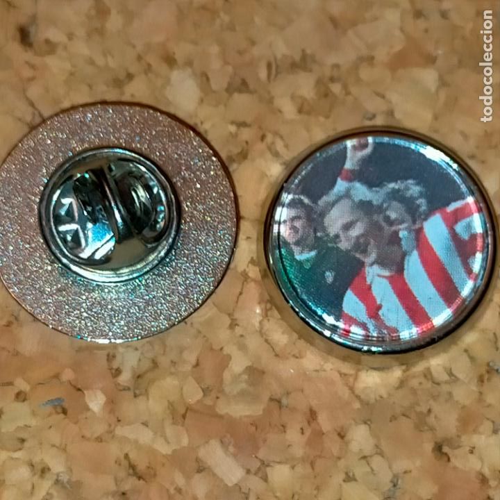 Pins de colecci&oacute;n: PIN REDONDO METAL - FUTBOL CLUB JUGADOR EQUIPO - liga - atletico de madrid