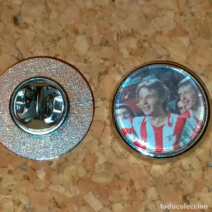Collection pins: PIN REDONDO METAL - FUTBOL CLUB JUGADOR EQUIPO - liga - atletico de madrid