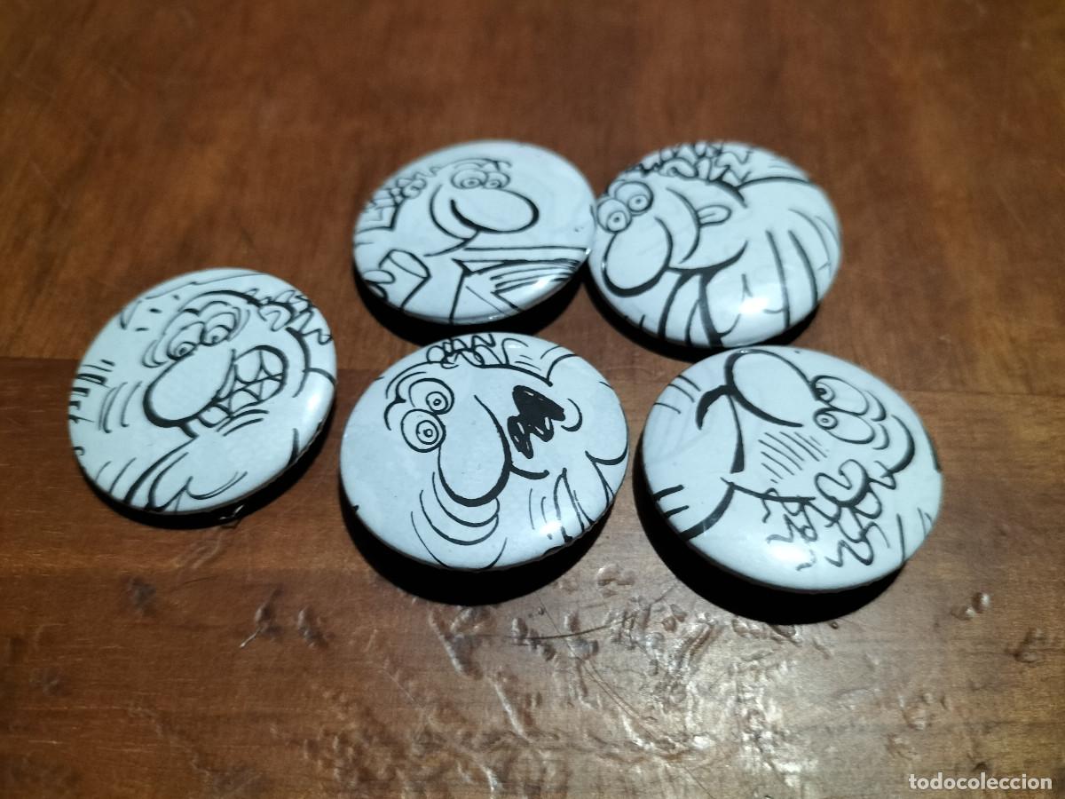 Pins de colecci&oacute;n: FRANCISCO V&Aacute;ZQUEZ. DIBUANTE. COMIC 5 CHAPA. PIN. 0,31 MM. DETR&Aacute;S MET&Aacute;LICA. SIN USO. DIFICIL