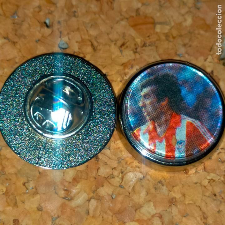 Pins de colecci&oacute;n: PIN REDONDO METAL - FUTBOL EQUIPO COMPONENTE JUGADOR f&uacute;tbol CLUB atletico de madrid