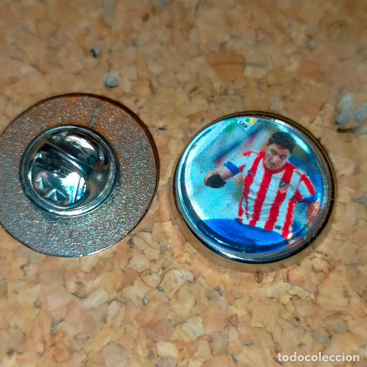 Pins de colecci&oacute;n: PIN REDONDO METAL - f&uacute;tbol equipo club jugador atl&eacute;tico de Madrid