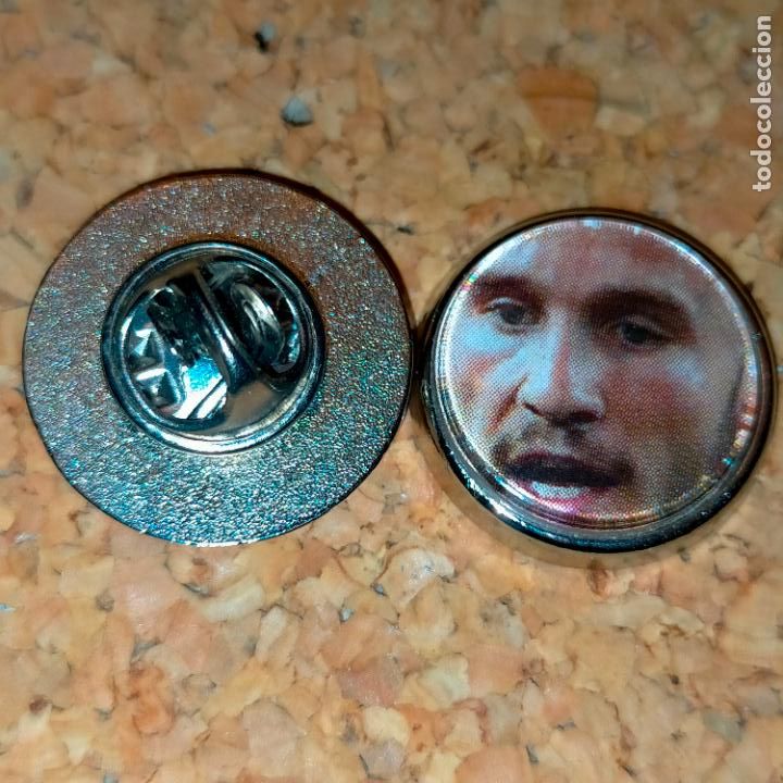 Collection pins: PIN REDONDO METAL - f&uacute;tbol equipo club jugador atl&eacute;tico de Madrid