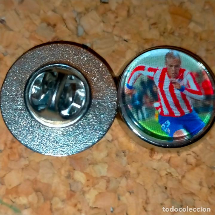 Pins de colecci&oacute;n: PIN REDONDO METAL - f&uacute;tbol equipo club jugador atl&eacute;tico de Madrid