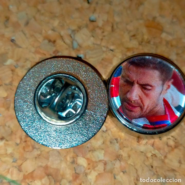Collection pins: PIN REDONDO METAL - f&uacute;tbol equipo club jugador atl&eacute;tico de Madrid