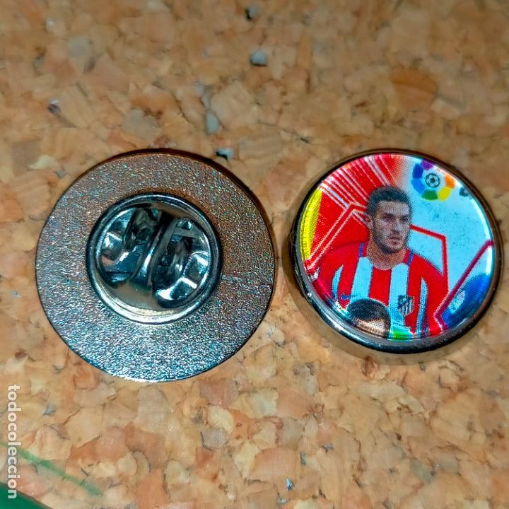 Sammlung von Pins: PIN REDONDO METAL - f&uacute;tbol equipo club jugador atl&eacute;tico de Madrid