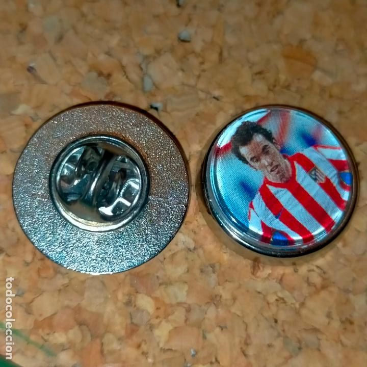 Sammlung von Pins: PIN REDONDO METAL - f&uacute;tbol equipo club jugador atl&eacute;tico de Madrid