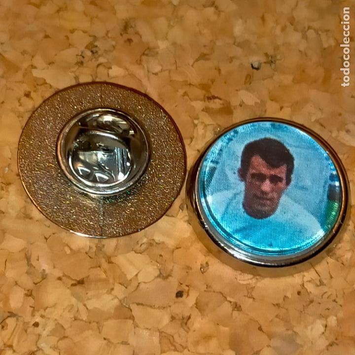 Pin's de collection: PIN REDONDO METAL - f&uacute;tbol equipo club jugador real Madrid
