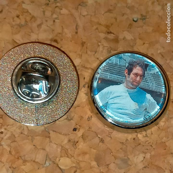 Collection pins: PIN REDONDO METAL - f&uacute;tbol equipo club jugador real Madrid