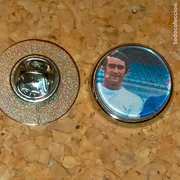 Collection pins: PIN REDONDO METAL - f&uacute;tbol equipo club jugador real Madrid