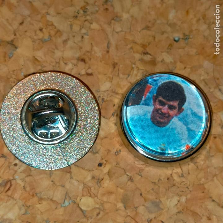 Pin's de collection: PIN REDONDO METAL - f&uacute;tbol equipo club jugador real Madrid