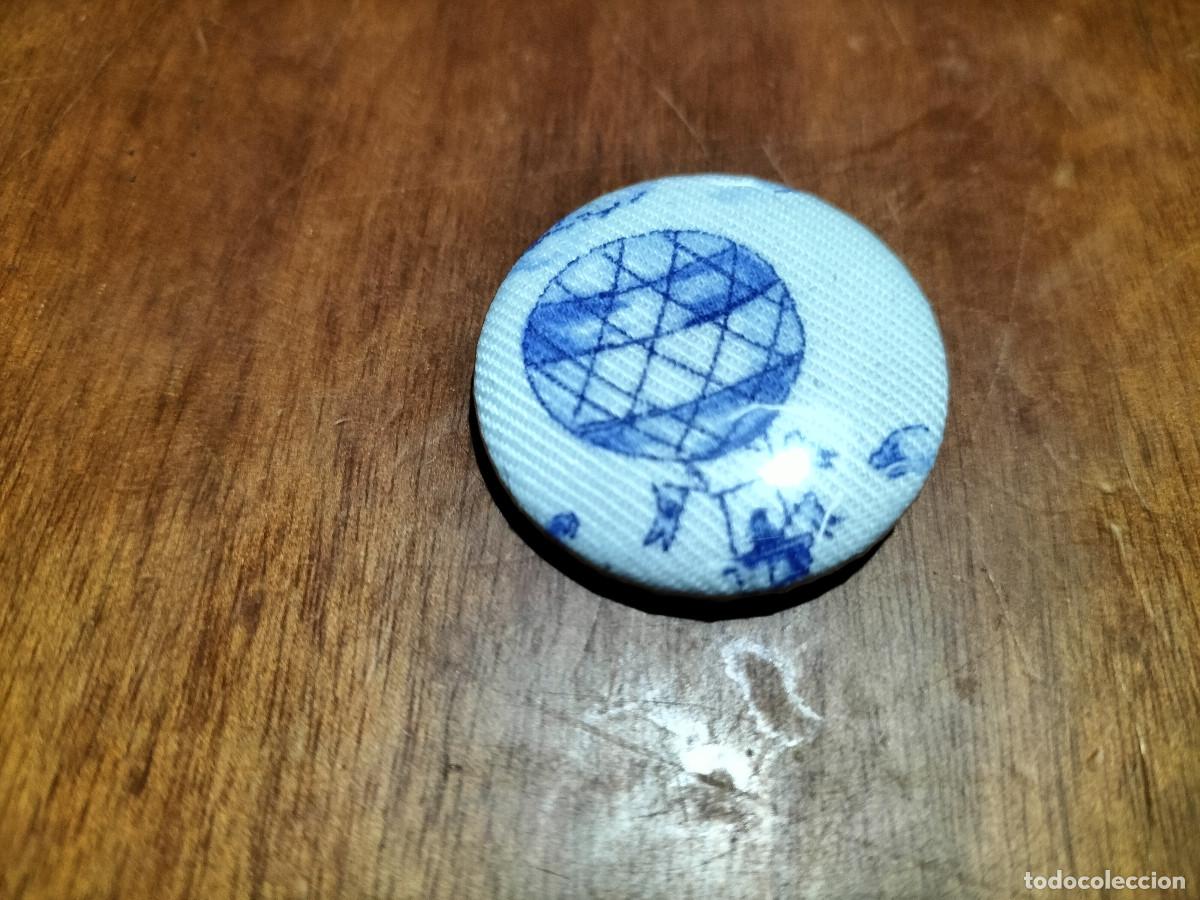 Pins de colecci&oacute;n: GLOBO AZUL. TELA DEBAJO CHAPA. PIN. 0,31 MM. DETR&Aacute;S MET&Aacute;LICA. SIN USO. DIFICIL