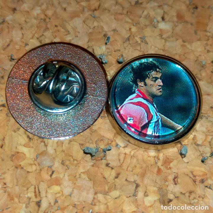 Pins de colecci&oacute;n: PIN REDONDO METAL - FUTBOL EQUIPO COMPONENTE JUGADOR f&uacute;tbol CLUB atletico de madrid
