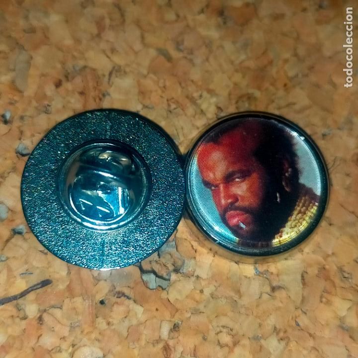 Pins de cole&ccedil;&atilde;o: pin redondo metal - serie de television - tv - el equipo A
