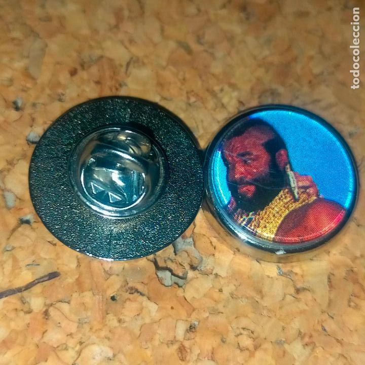 Pins de cole&ccedil;&atilde;o: pin redondo metal - serie de television - tv - el equipo A