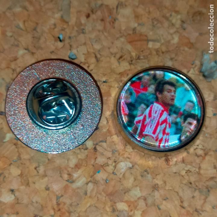 Pins de cole&ccedil;&atilde;o: PIN REDONDO METAL - FUTBOL EQUIPO COMPONENTE JUGADOR f&uacute;tbol CLUB Atl&eacute;tico de Madrid