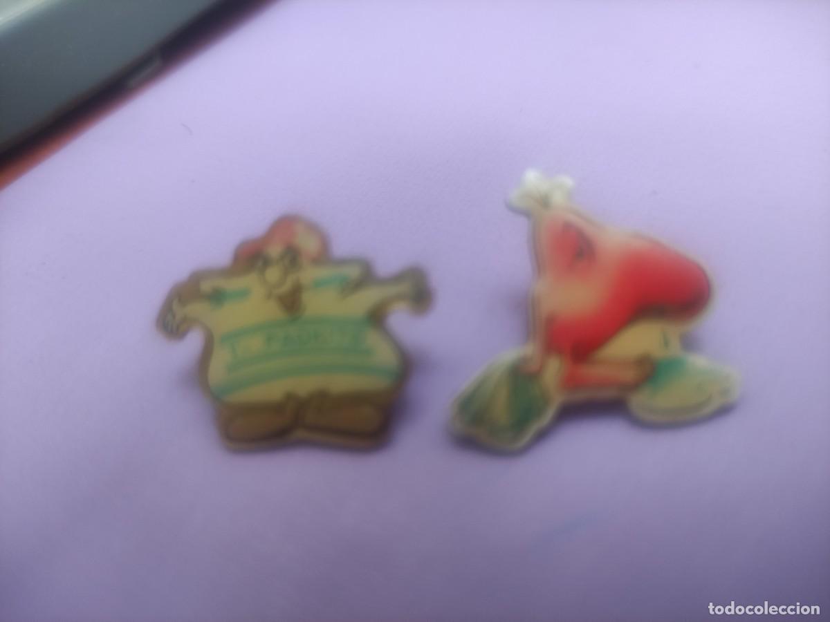 Pins de colecci&oacute;n: 2 pins publicitarios: Panchito y resfriado