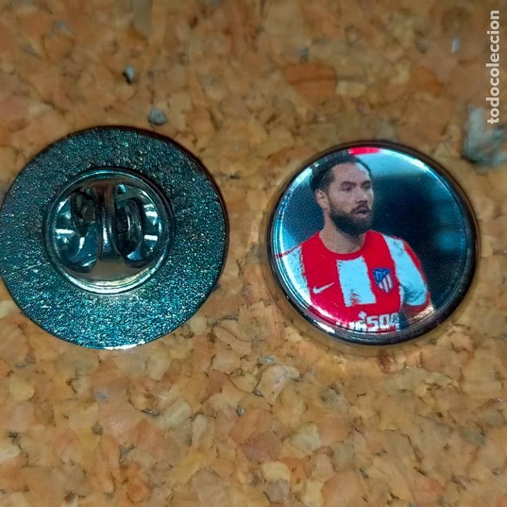 Pins de colecci&oacute;n: PIN REDONDO METAL - FUTBOL CLUB jugador equipo f&uacute;tbol alineaci&oacute;n club Atl&eacute;tico de Madrid