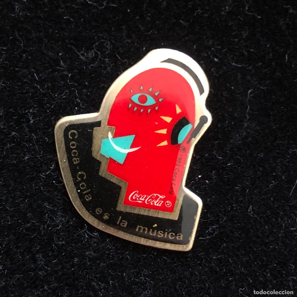 Pins de colecci&oacute;n: PIN METALICO ESMALTADO COLECCION COCA COLA COCACOLA COCA-COLA ES LA MUSICA ORIGINAL DE EPOCA, NUEVO