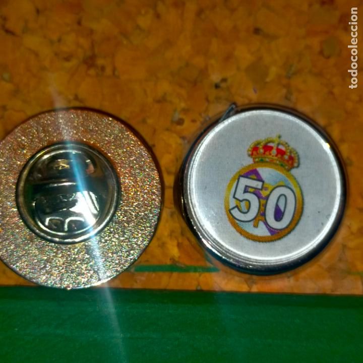Sammlung von Pins: PIN REDONDO METAL - FUTBOL JUGADOR DEL EQUIPO REAL MADRID .