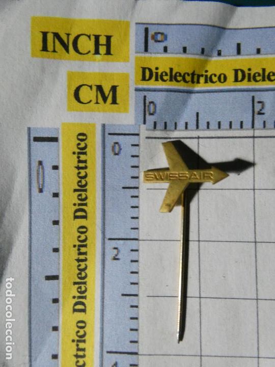 Collection pins: ANTIGUA INSIGNIA DE ALFILER. AEROL&Iacute;NEAS AVIONES L&Iacute;NEAS AEREAS SUIZA SWISSAIR. NO PIN