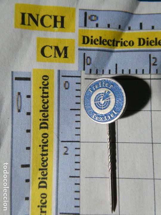 Pins de colecci&oacute;n: ANTIGUA INSIGNIA DE ALFILER. INDUSTRIA TEXTIL? TREFFER TEXTIEL. NO PIN