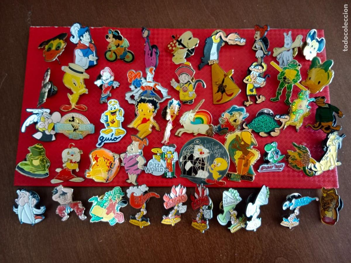 Pins de colecci&oacute;n: LOTE DE INSIGNIA / PIN MOTIVOS INFANTILES - DISNEY , HANNA BARBERA ,...