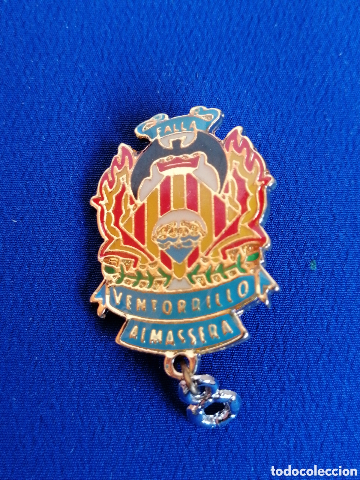 Pins de colecci&oacute;n: FALLA VENTORRILLO MASAMAGRELL INSIGNIA DE ALFILER