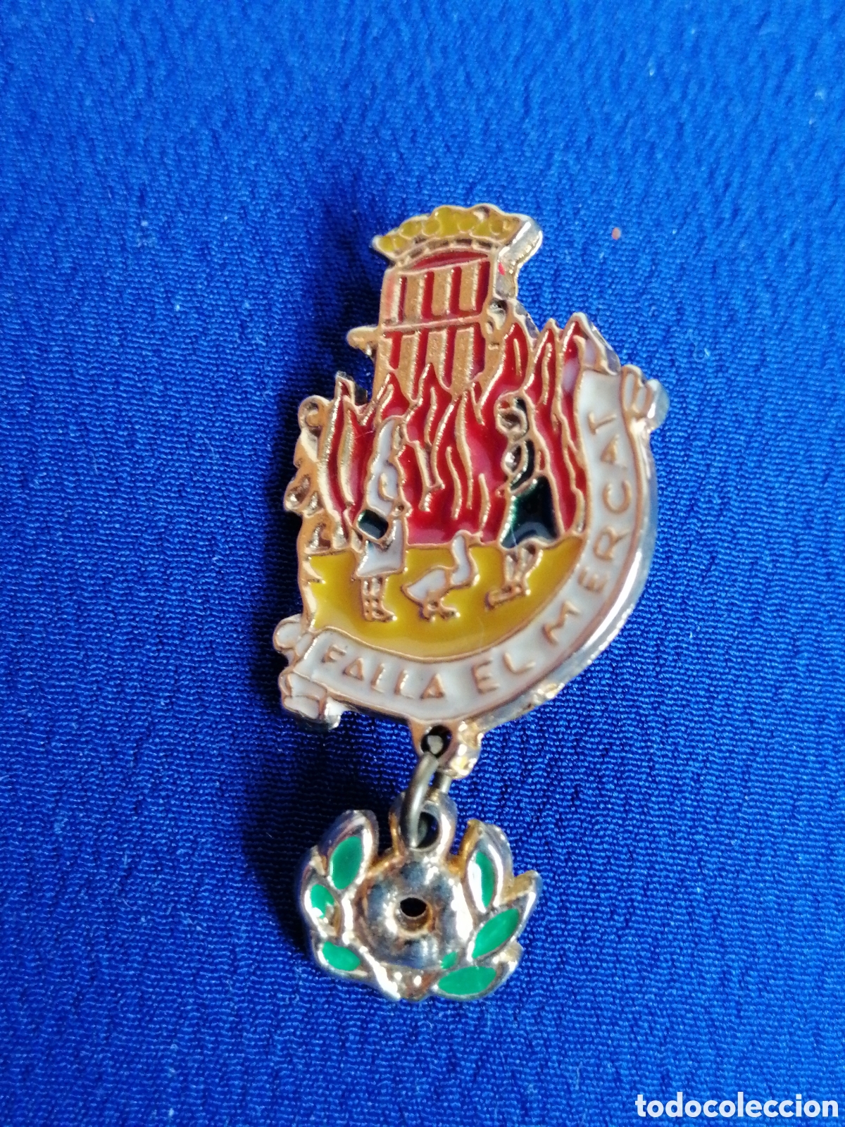 Pins de colecci&oacute;n: FALLA EL MERCAT ALZIRA INSIGNIA DE ALFILER