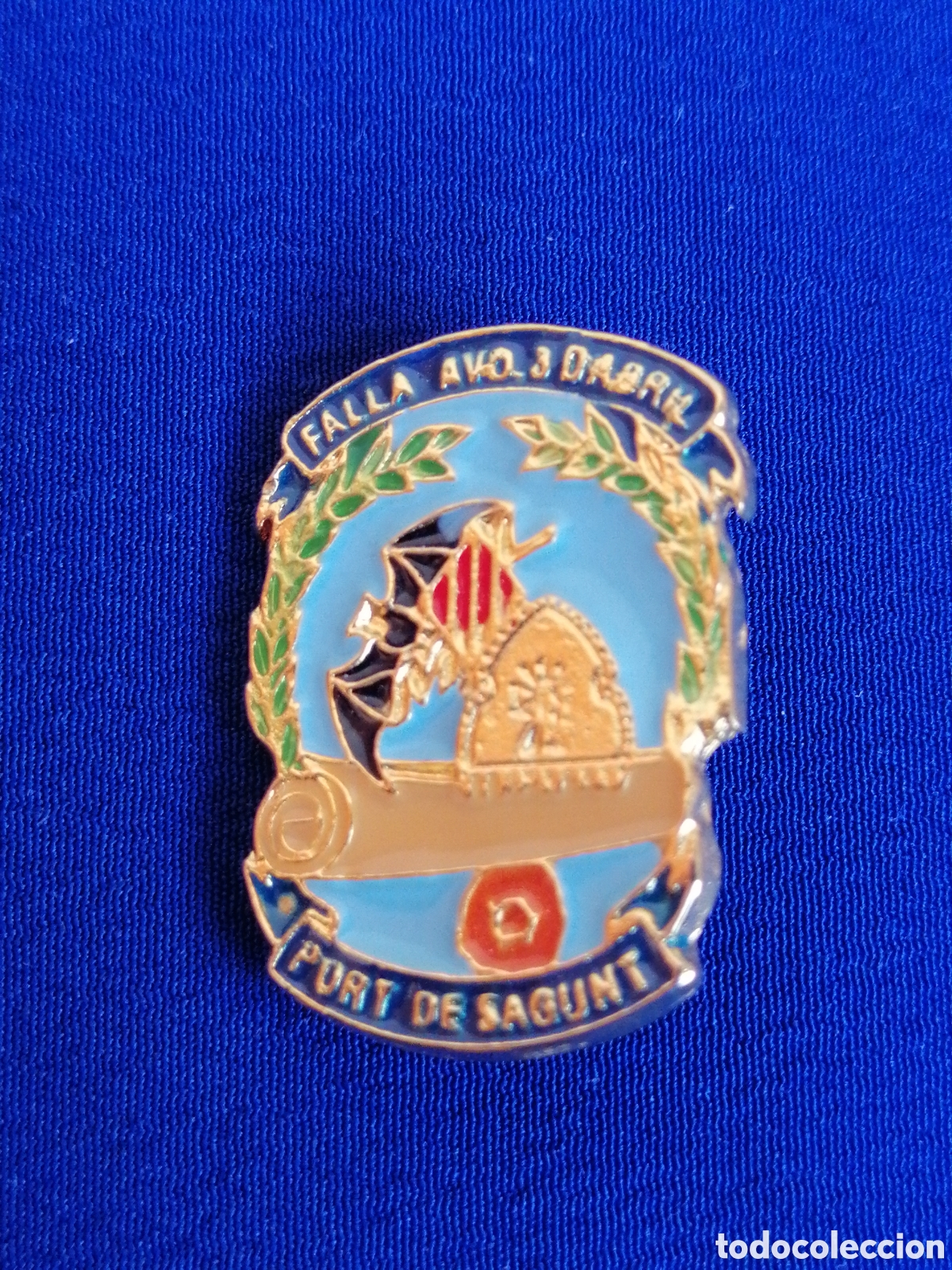 Pins de colecci&oacute;n: FALLA AVENIDA 3 DE ABRIL PUERTO DE SAGUNTO INSIGNIA DE ALFILER