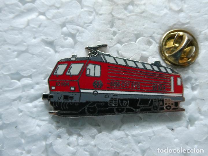 Pins e Spille di collezione: PIN DE TRENES FERROCARRILES. SUIZA LOCOMOTORA SBB CFF FFS 10104