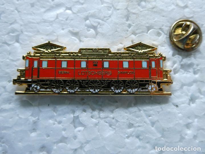Pin's de collection: PIN DE TRENES FERROCARRILES. SUIZA BE 5/7 1E1 1912 LOTSCHBERG