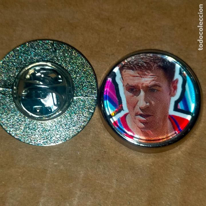Collection pins: pin redondo metal - f&uacute;tbol equipo club Atl&eacute;tico de Madrid
