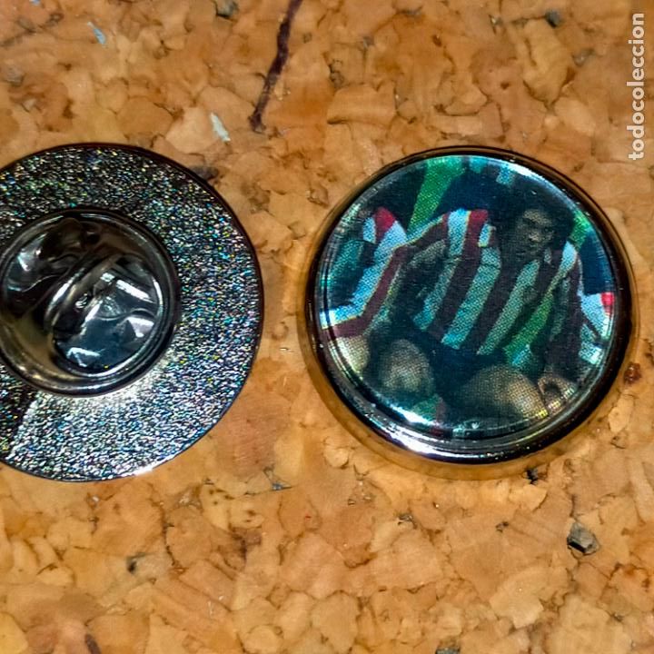 Sammlung von Pins: pin redondo metal - f&uacute;tbol equipo jugador alineacion, club Atl&eacute;tico de Madrid
