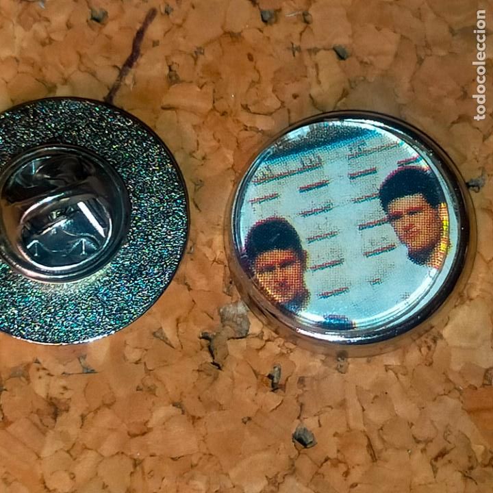 Collection pins: PIN REDONDO METAL - FUTBOL CLUB jugador equipo f&uacute;tbol alineaci&oacute;n ALBACETE