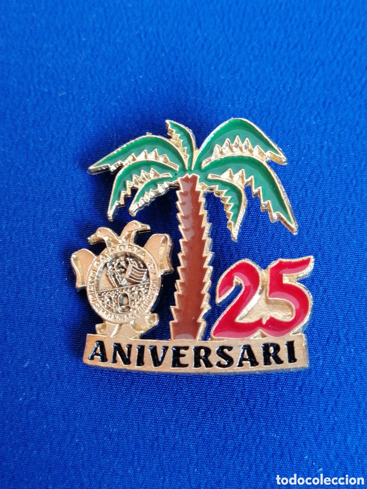 Pins de colecci&oacute;n: FALLA MAESTRO SERRANO - SAN FRANCISCO (PAIPORTA) 25 ANIVERSARIO INSIGNIA DE ALFILER