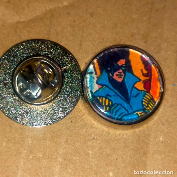 Pins de colecci&oacute;n: Pin redondo metal . Superh&eacute;roes comic dibujos animados acci&oacute;n