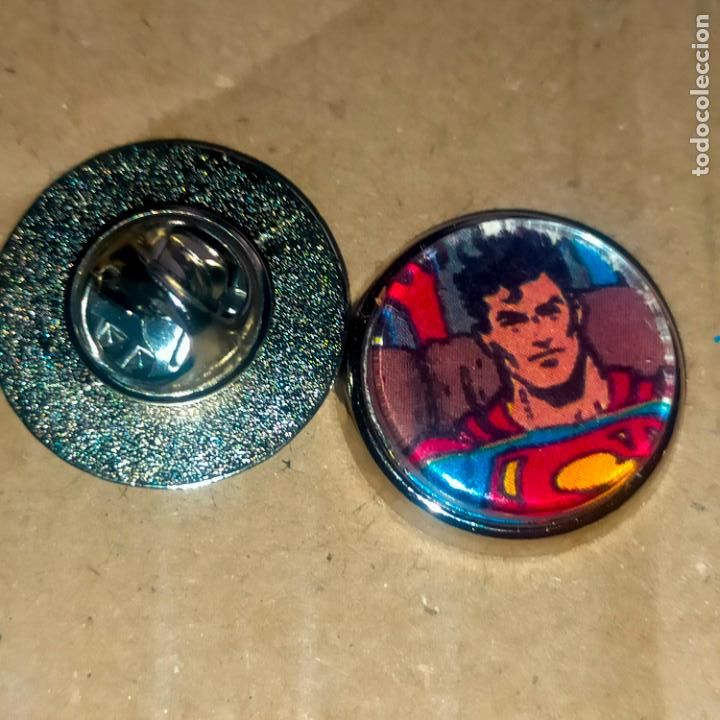 Pins de colecci&oacute;n: Pin redondo metal . Superh&eacute;roes comic dibujos animados acci&oacute;n